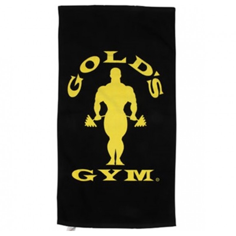 Golds Gym Gym Towel black and yellow foto